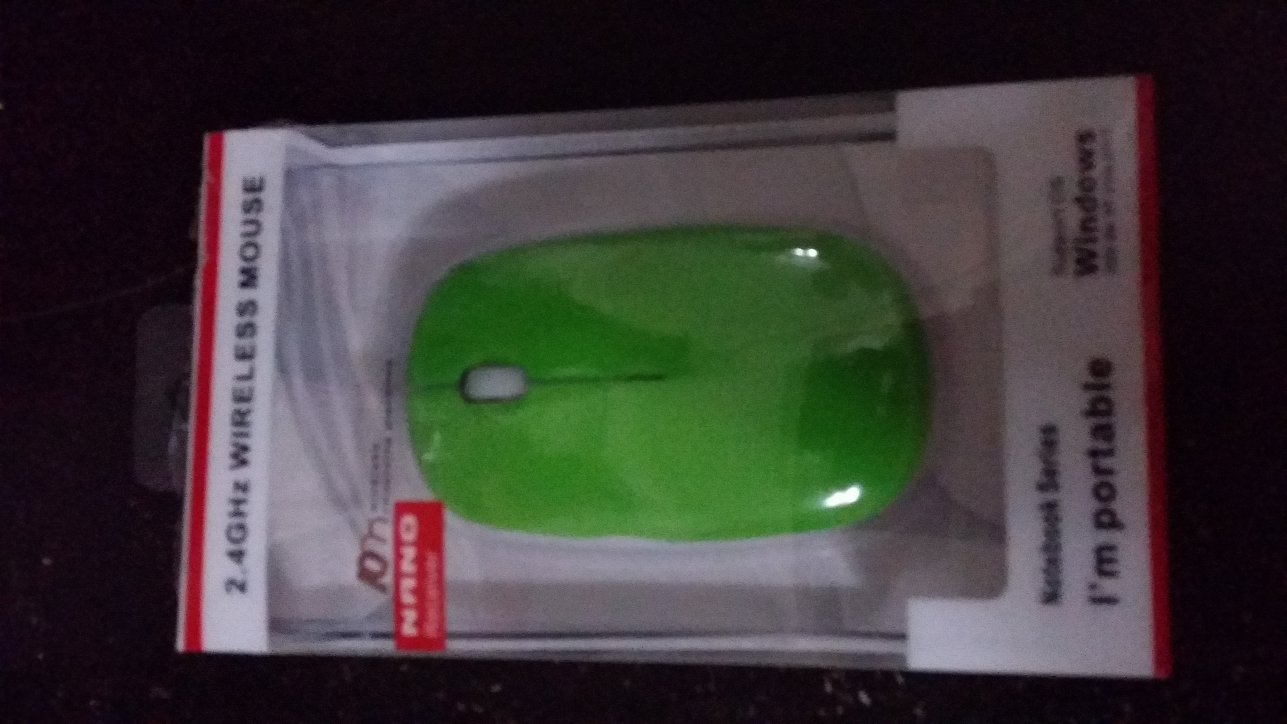 2.4Ghz Wireless Mouse-green colour