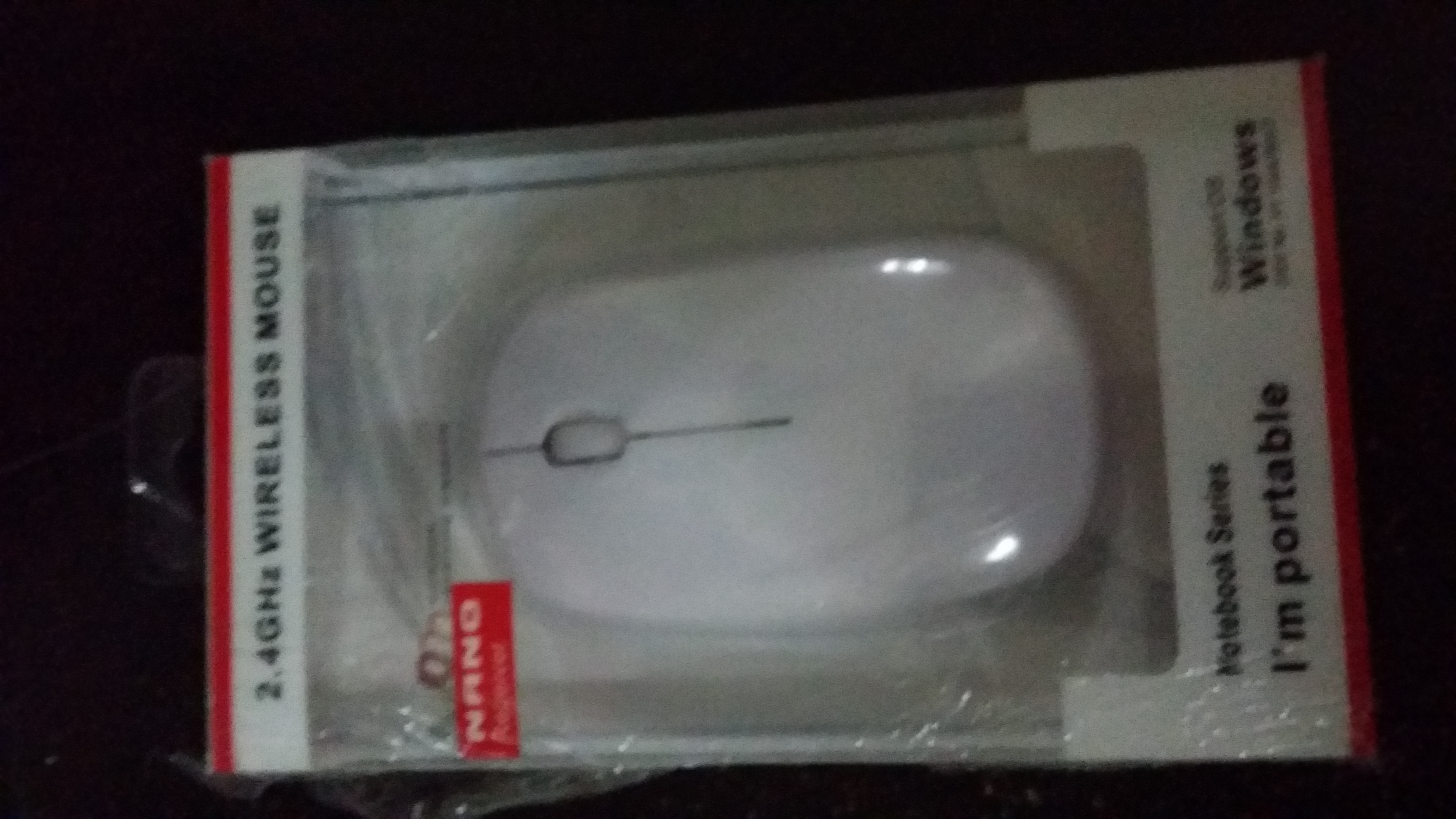 2.4Ghz Wireless Mouse-white colour