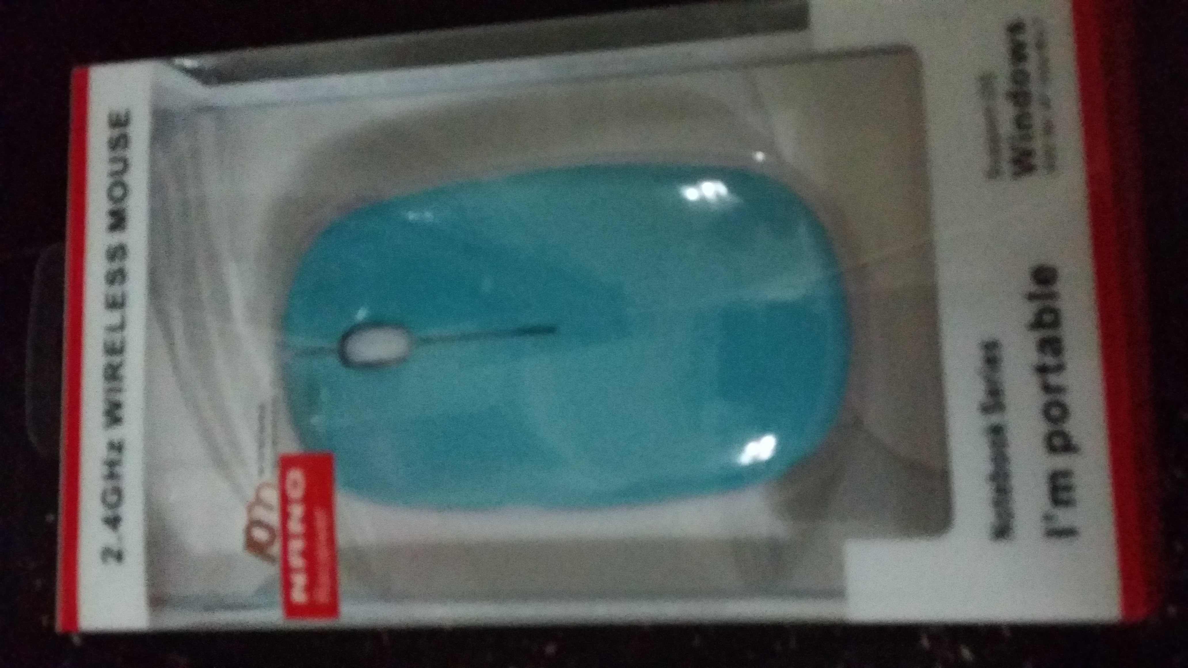2.4Ghz Wireless Mouse-blue colour
